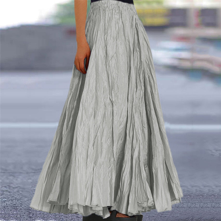 Women's Pleated Maxi Skirt