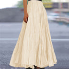 Women's Pleated Maxi Skirt