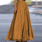 Women's Pleated Maxi Skirt