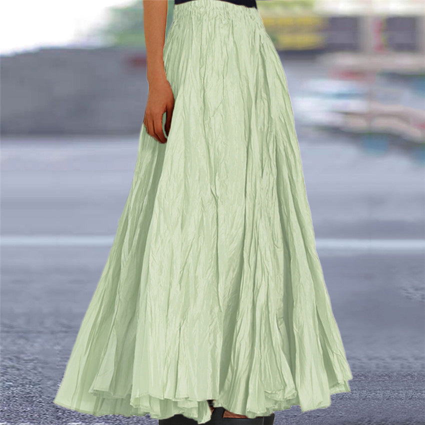 Women's Pleated Maxi Skirt