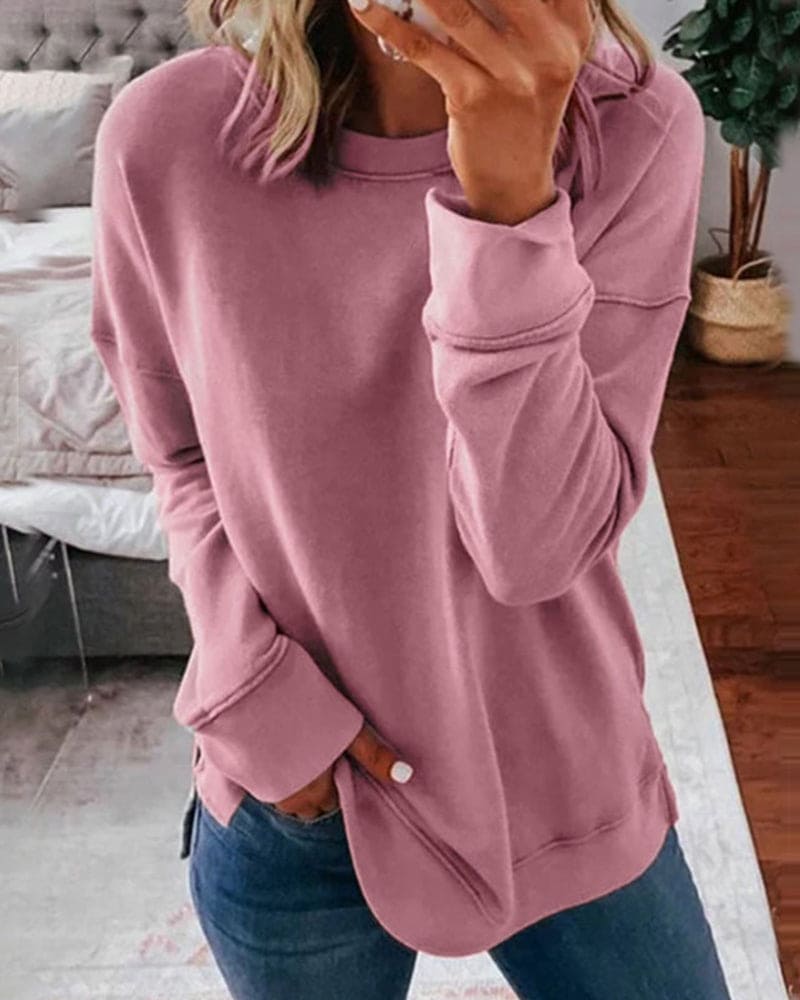 Women's Crew Neck Relaxed Sweatshirt