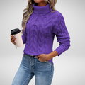 Women's Beige Cable Knit Jumper
