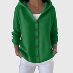 Women's Hooded Button Cardigan