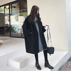 Women's Relaxed Wool Blend Overcoat