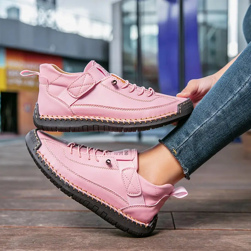 Women's Orthopedic Leather Trainers