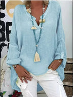 Women's Relaxed Plus-Size Blouse