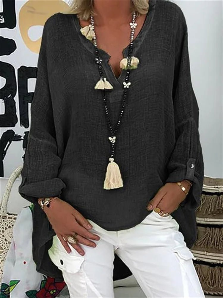 Women's Relaxed Plus-Size Blouse