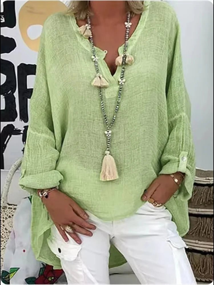 Women's Relaxed Plus-Size Blouse