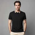 Men's Refined Contrast Collar Polo