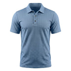 Men's Stretch Textured Polo Shirt