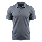 Men's Stretch Textured Polo Shirt