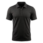 Men's Stretch Textured Polo Shirt