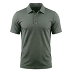Men's Stretch Textured Polo Shirt