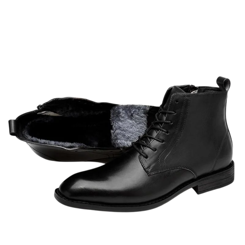 Men's Vintage Leather Lace Up Boots