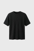 Men's Crinkle Texture Crew Neck Tee