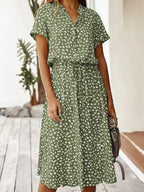 Women's Printed Midi Summer Dress