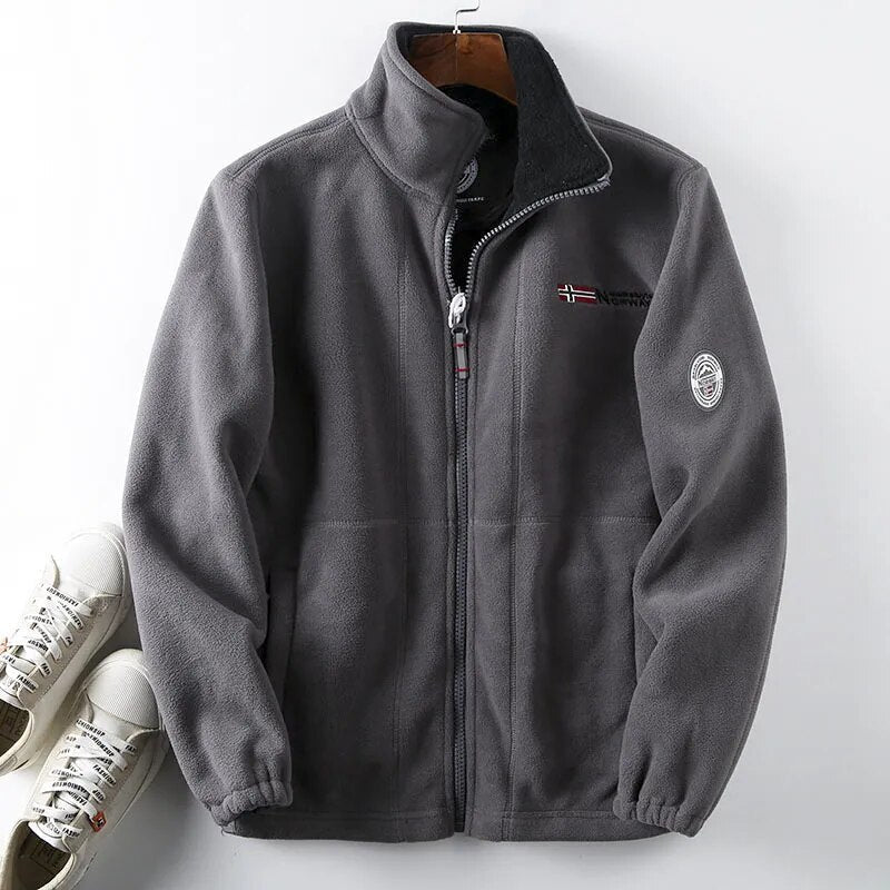 Men's Fleece High Collar Jacket