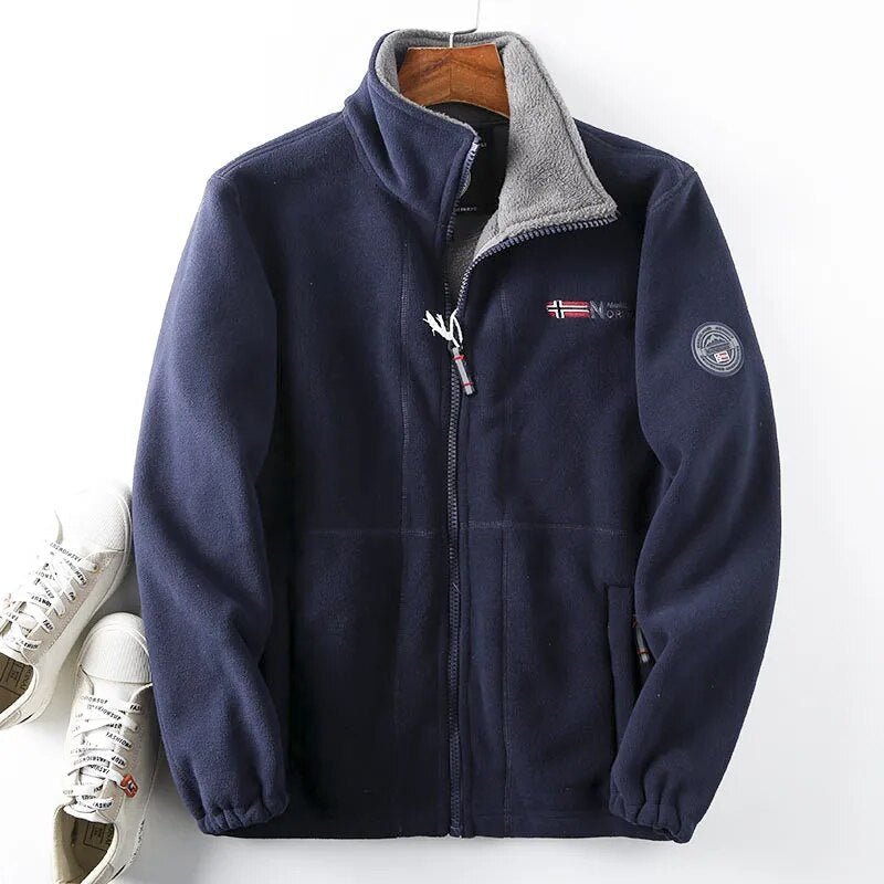 Men's Fleece High Collar Jacket