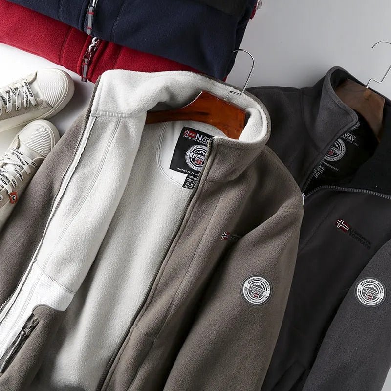 Men's Fleece High Collar Jacket