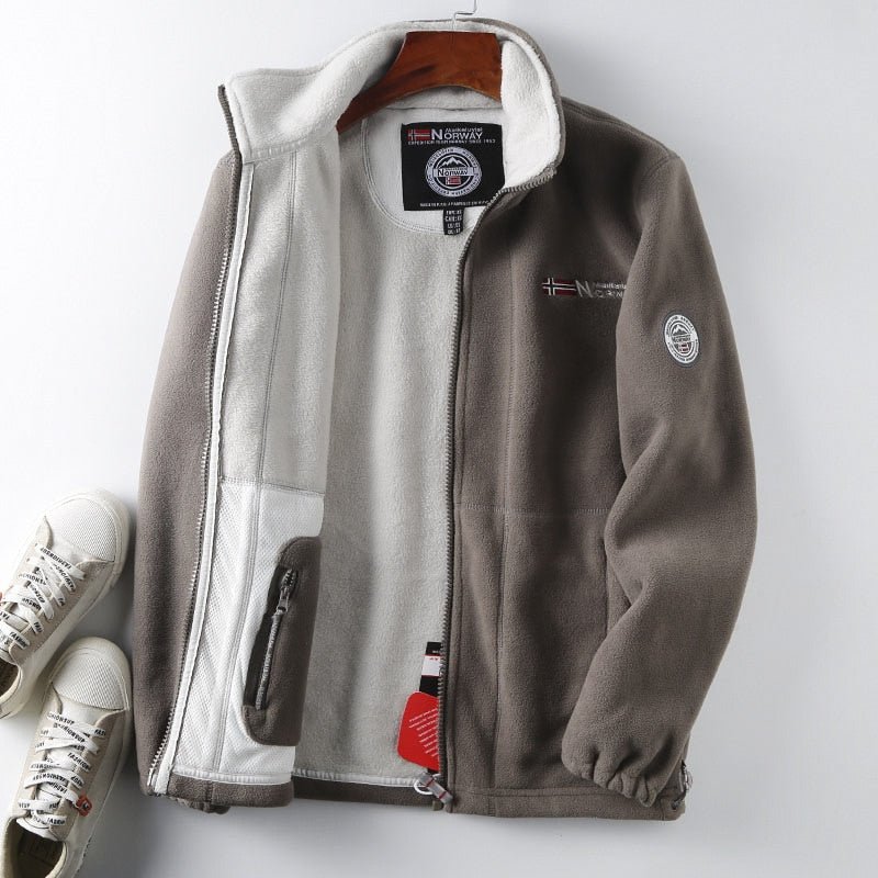 Men's Fleece High Collar Jacket