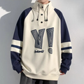 Men's Stand Collar Printed Sweatshirt