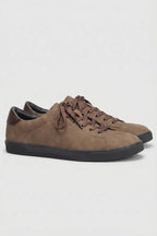 Men's Suede Finish Low-Top Trainers