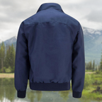 Men's Tartan Lined Harrington Jacket