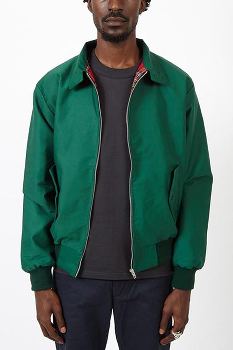 Men's Tartan Lined Harrington Jacket