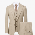 Men's Pinstripe Three-Piece Suit