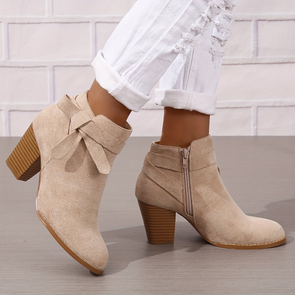 Women's Bow-Detail Chelsea Boots