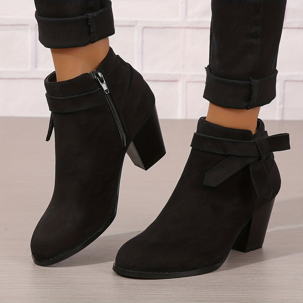 Women's Bow-Detail Chelsea Boots