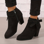 Women's Bow-Detail Chelsea Boots