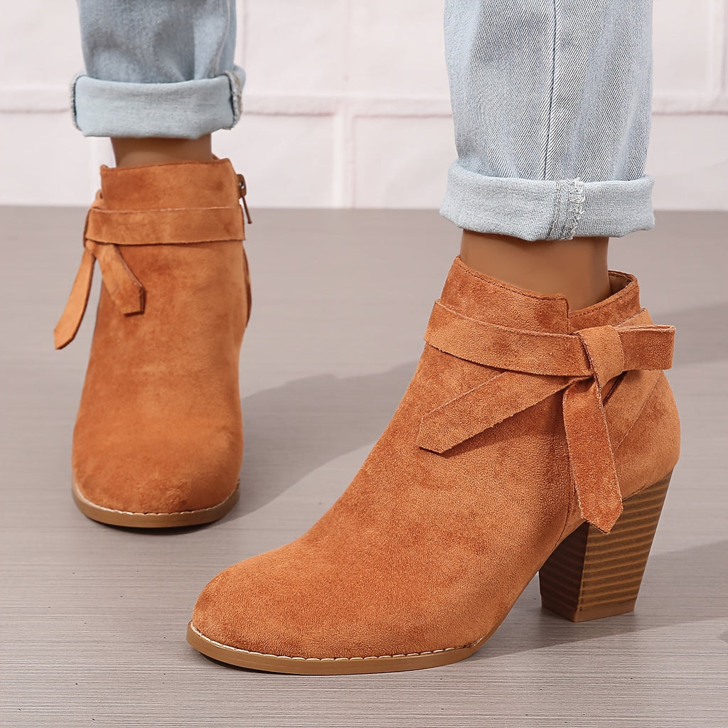 Women's Bow-Detail Chelsea Boots