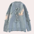 Men's Oversized Printed Jumper