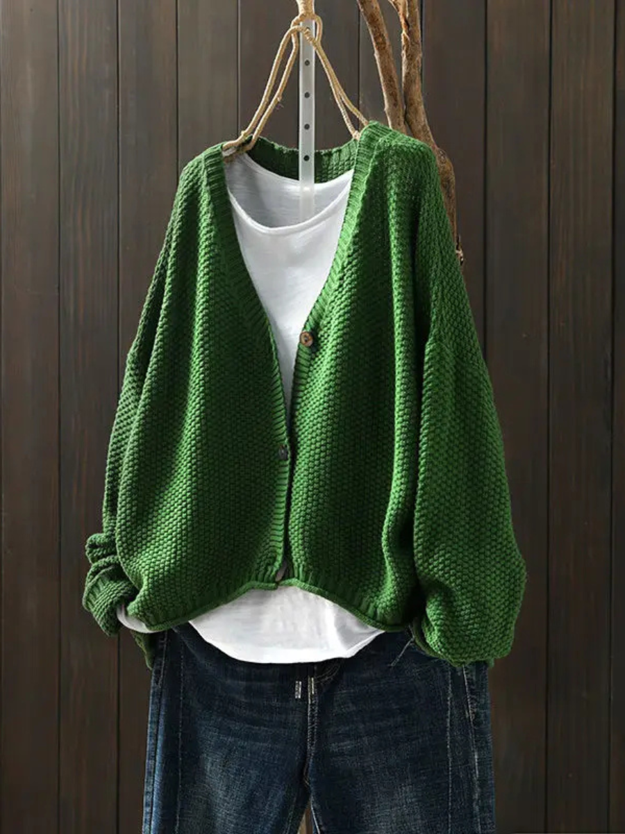 Women's Button-Front Knit Cardigan