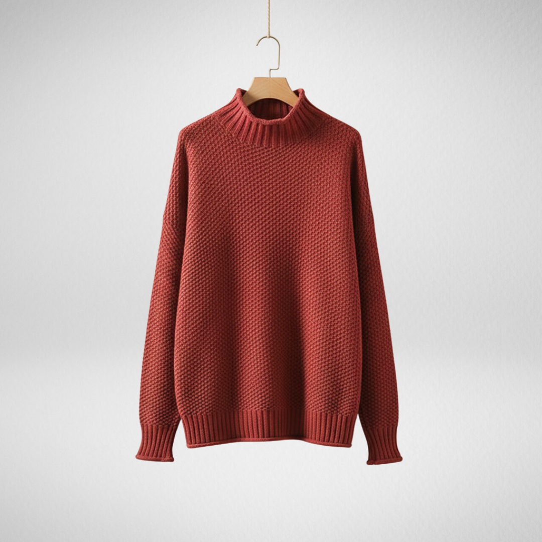 Women's Mock Neck Knit Jumper