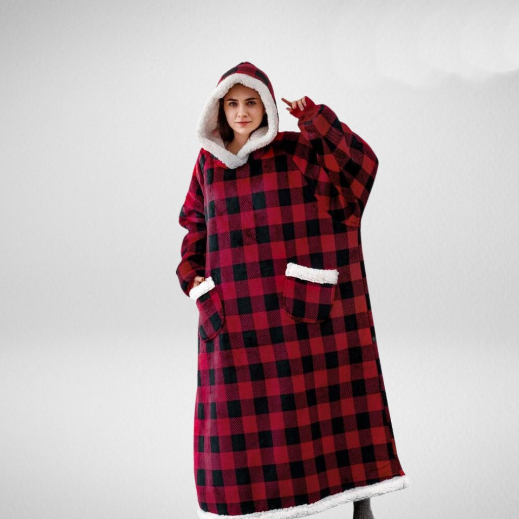 Women's Plush Hooded Lounge Hoodie