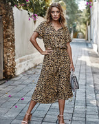 Women's Printed Midi Summer Dress