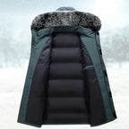 Men's Water Repellent Hooded Overcoat