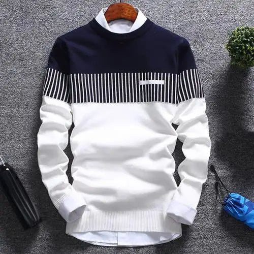 Men's Long Sleeve Crew Neck Jumper