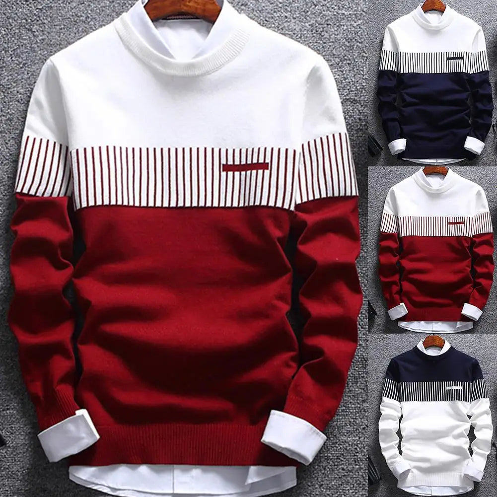 Men's Long Sleeve Crew Neck Jumper