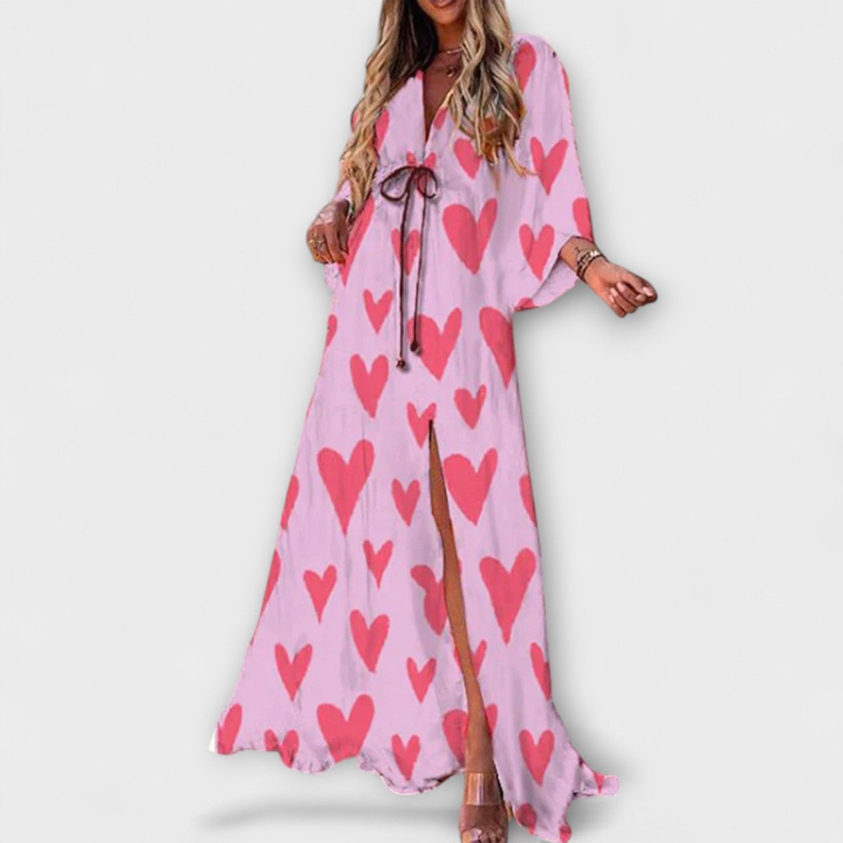 Women's Abstract Print Maxi Dress