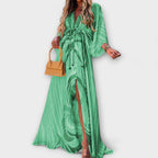 Women's Abstract Print Maxi Dress