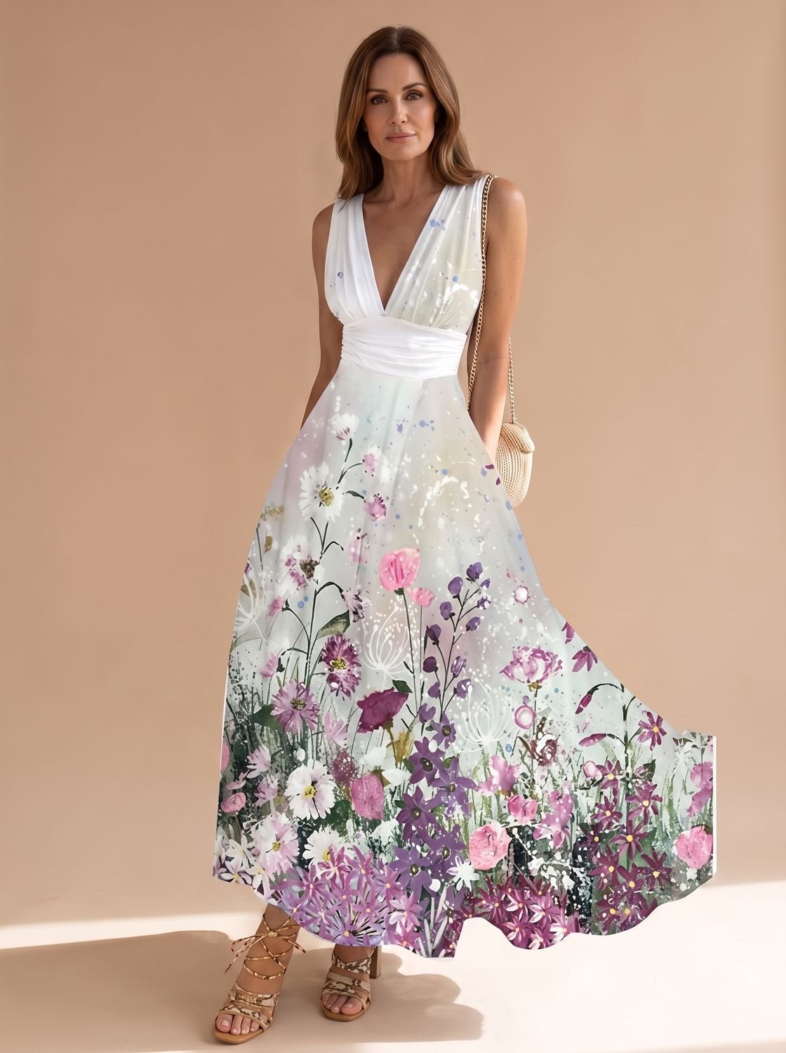 Women's Floral Maxi Dress