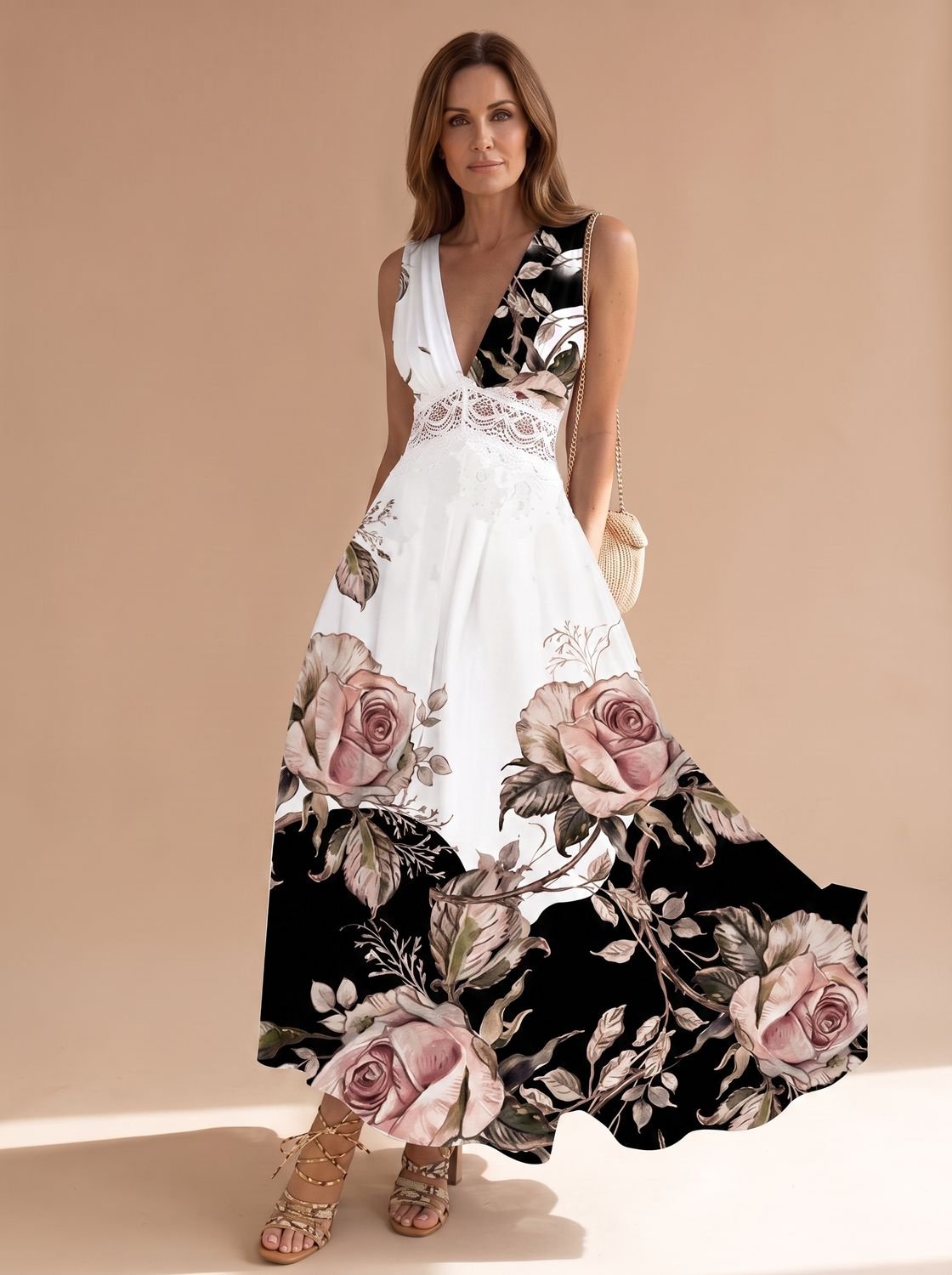 Women's Floral Maxi Dress