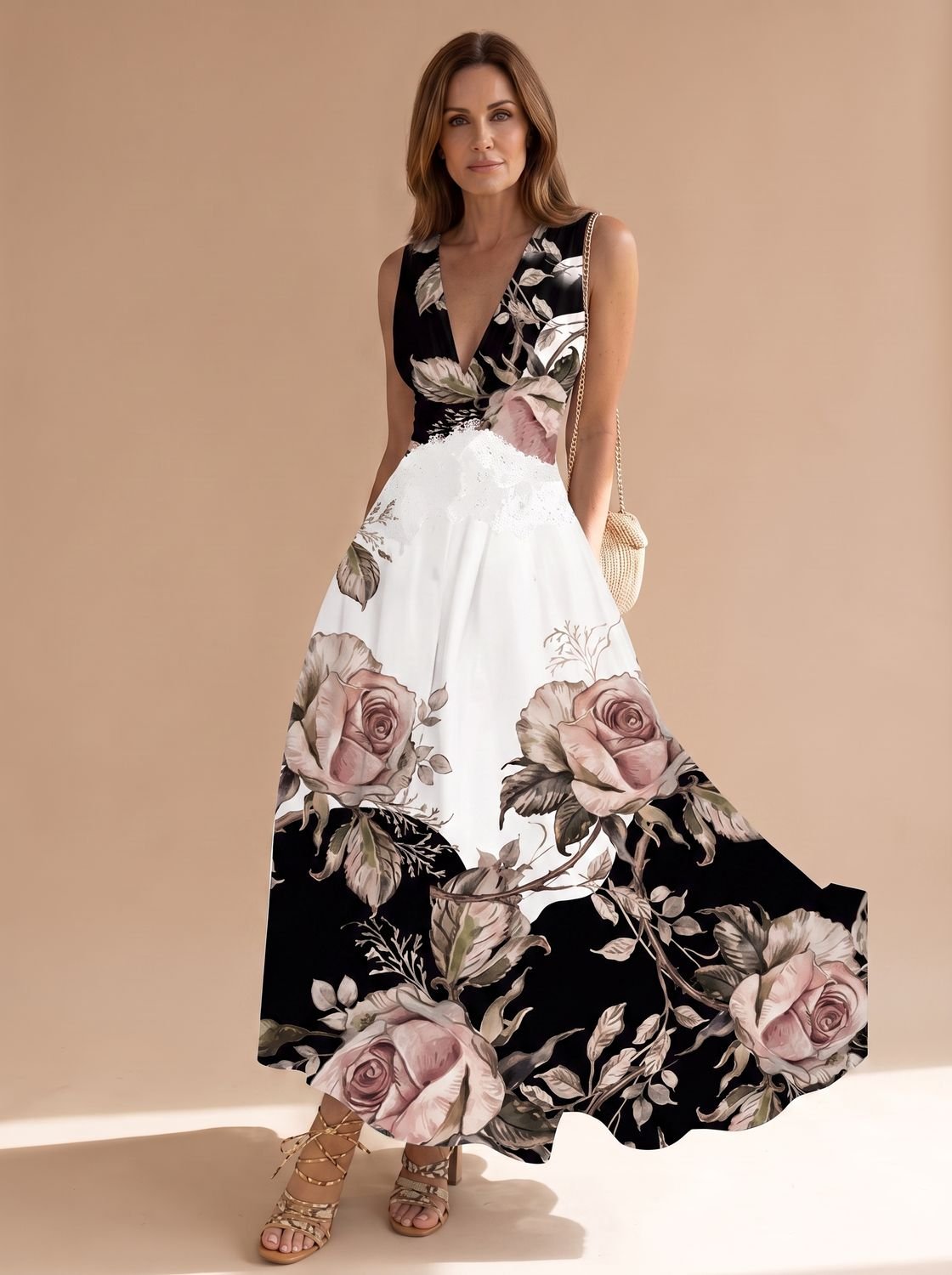 Women's Floral Maxi Dress