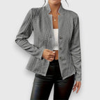 Women's Cable Knit Mock Neck Jumper