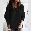 Women's Cable Knit Zip Jumper