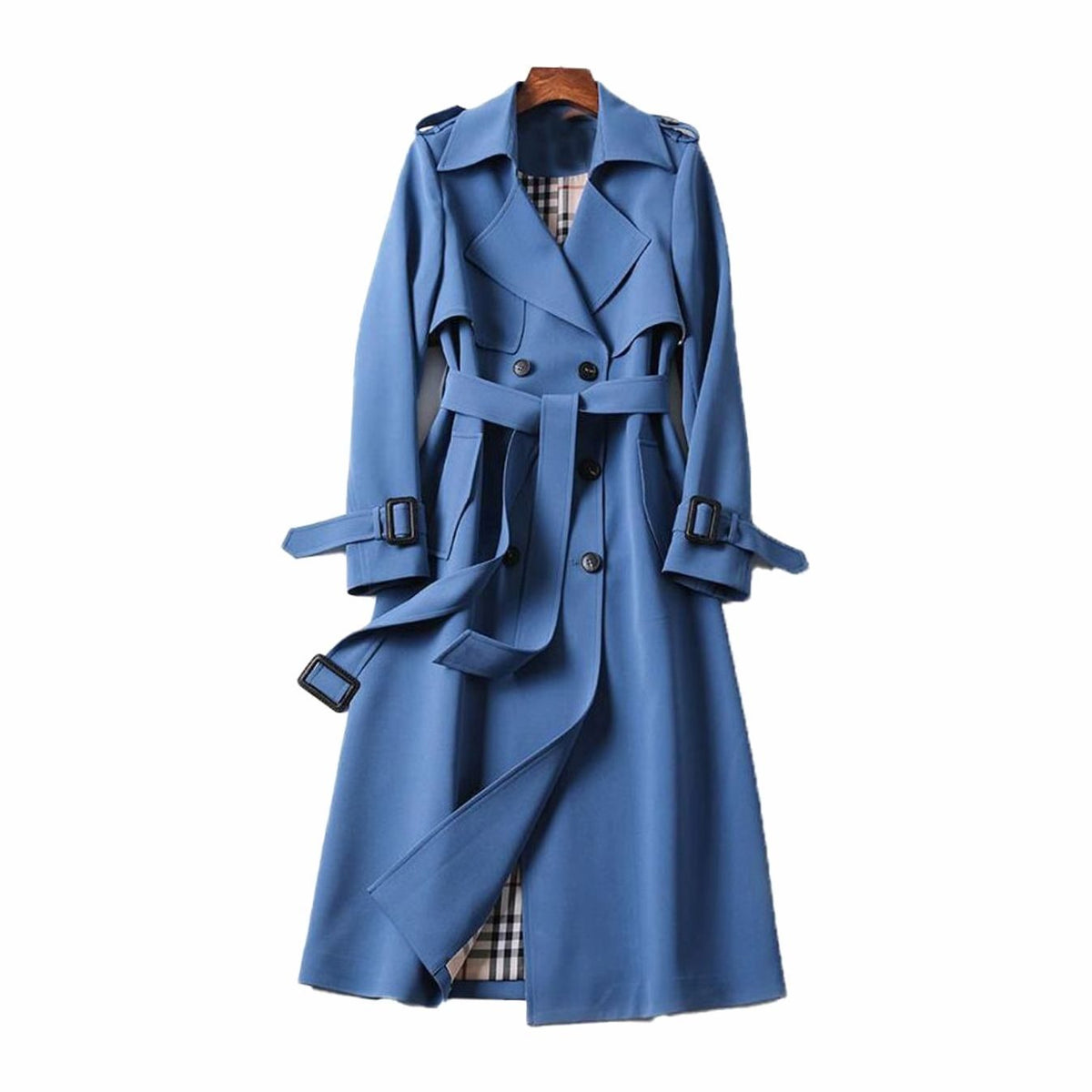 Women's Longline Belted Trench Coat