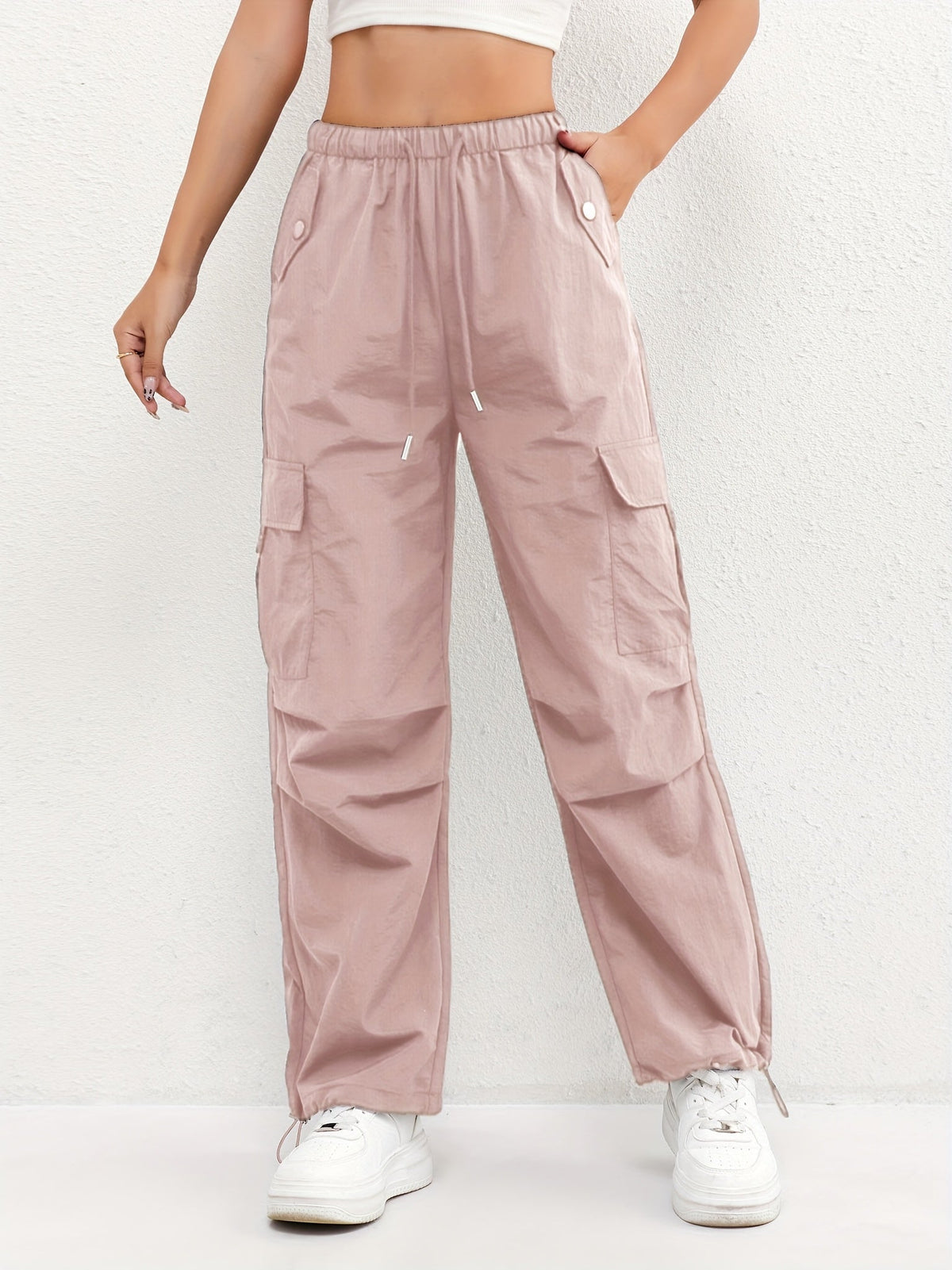 Women's Cargo Drawstring Trousers